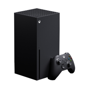 Xbox Series X console with controller available for rent in Dubai